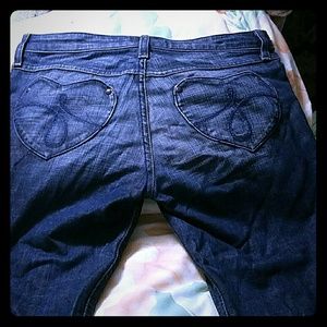 JUICY COUTURE- JEANS WITH HEART DETAIL ON POCKET